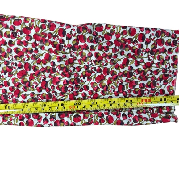 Louis Castel Floral Poppies Print Golf Capri Pants - Picture 12 of 12